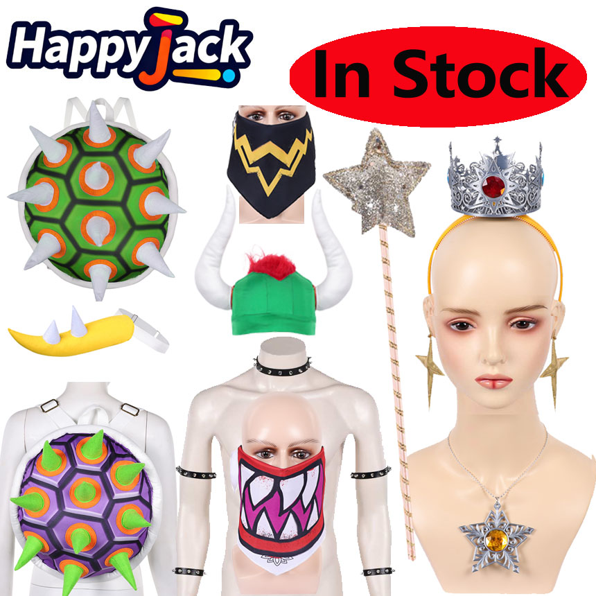 Party Favor Bag - Bowser Jr Cosplay Scarf Mask Anime