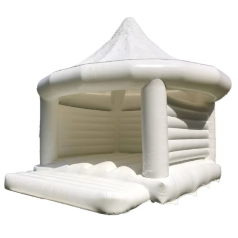 Event Supplies - Inflatable White Wedding Bouncy House Outdoor