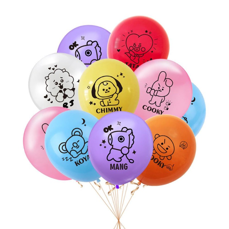 Event Supplies - 2026 KPOP bt21 theme cartoon idol