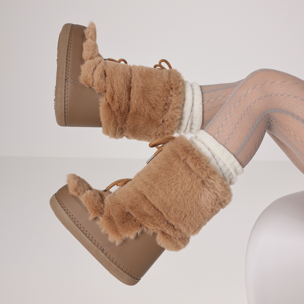 Furry Boots For Women Round To - Eve Party review and price