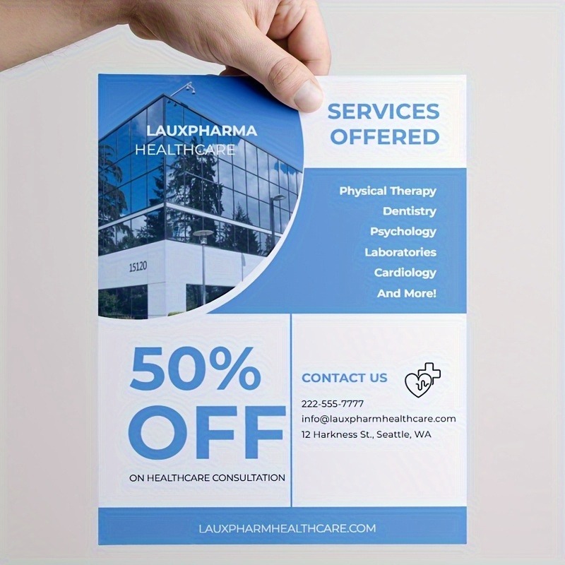 100Pcs A5 Personalized Flyers  - Event Supplies review and price