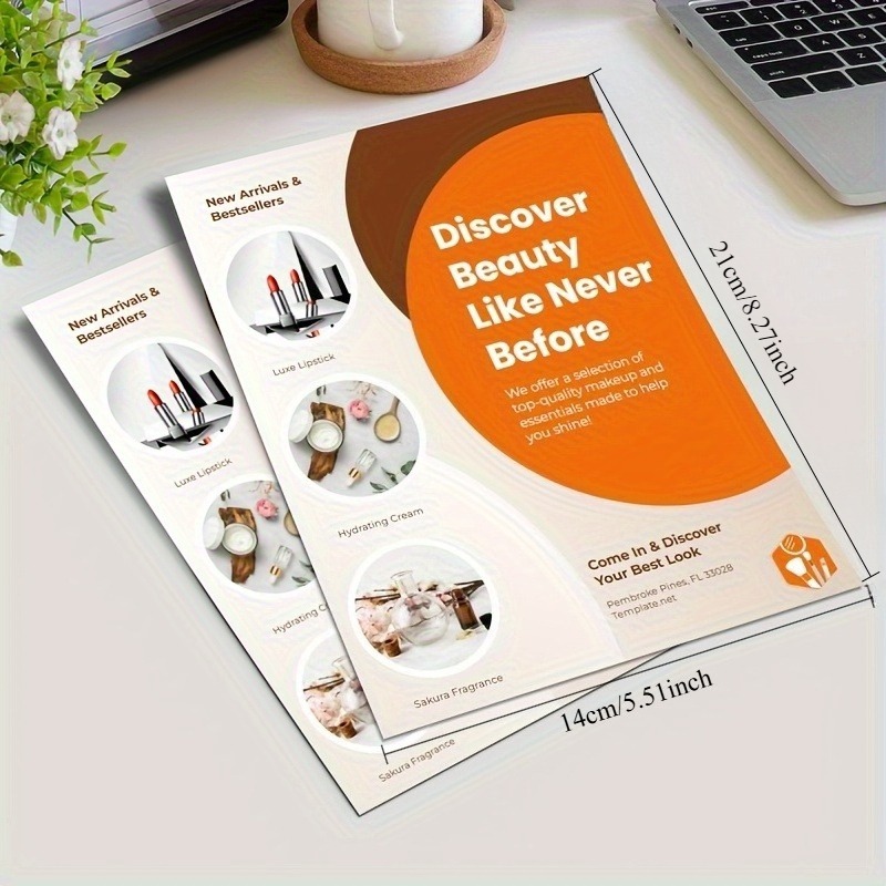100Pcs A5 Personalized Flyers  - Event Supplies review and price
