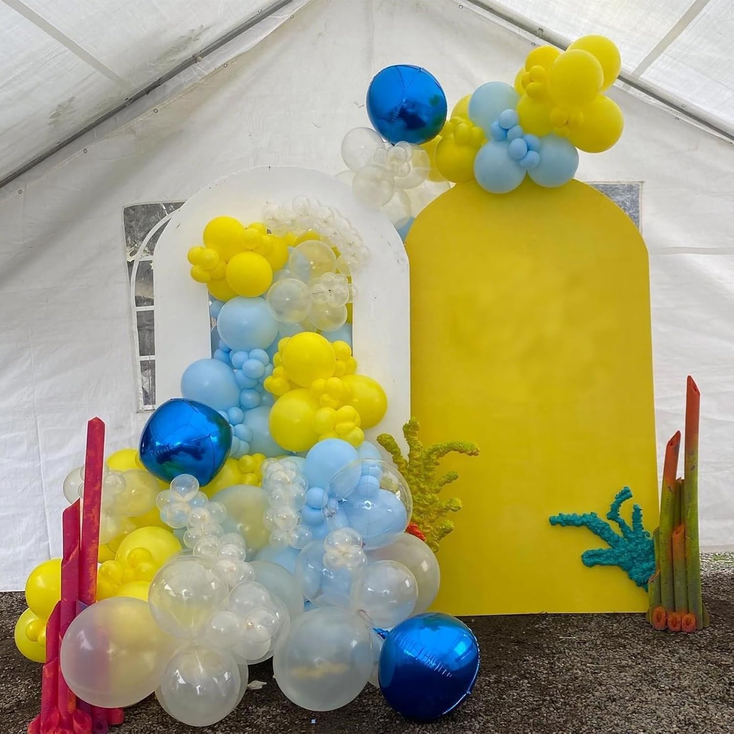 124-Piece Seaside Pineapple Th - Balloon Arch Kit review and price