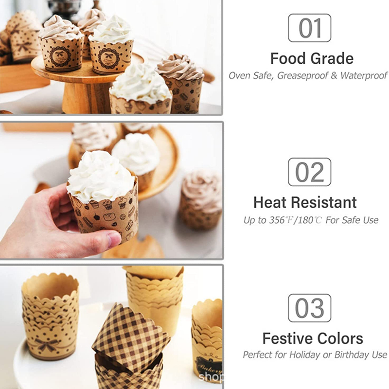 50Pcs Cupcake Paper Cups Wrapp - Event Supplies review and price