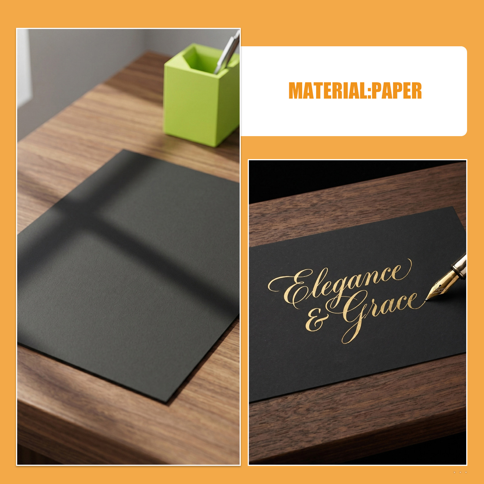 60Pcs Black Cardstock Scrapboo - Papercraft Supply Invitation review and price