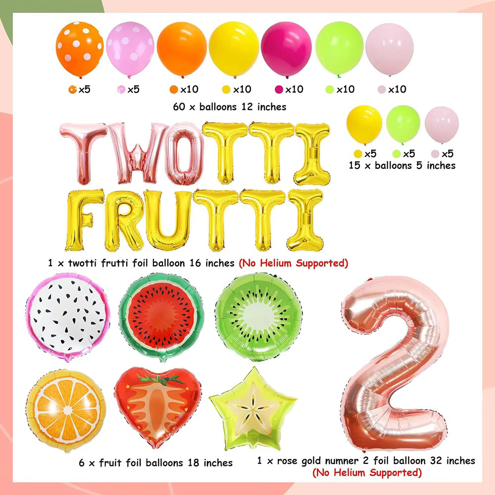 Twotti Frutti Girls Birthday P - Balloon Arch Kit review and price