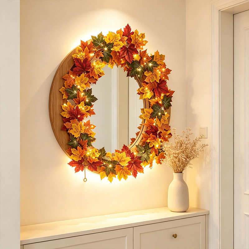Fall Maple Leaf Garland with L - Neon Sign Party review and price