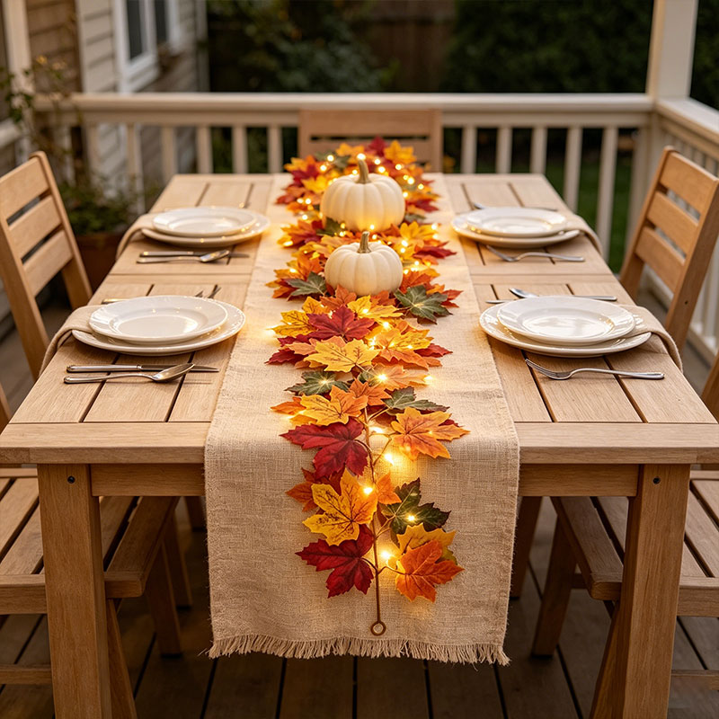 Fall Maple Leaf Garland with L - Neon Sign Party review and price
