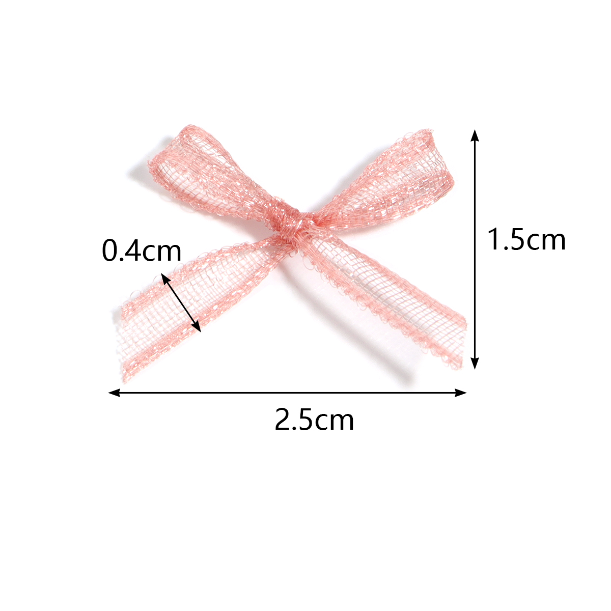 30pcs/lot 2.5x1.5cm Organza Bo - Event Suppliers review and price