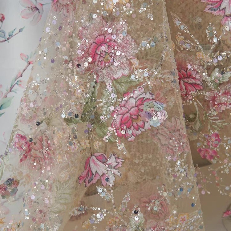 1M 120Cm Wide Luxury Beaded La - Glitter Tablecloth review and price