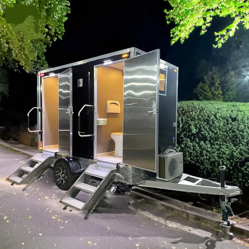 6 Station Restroom Trailer For - Event Support review and price