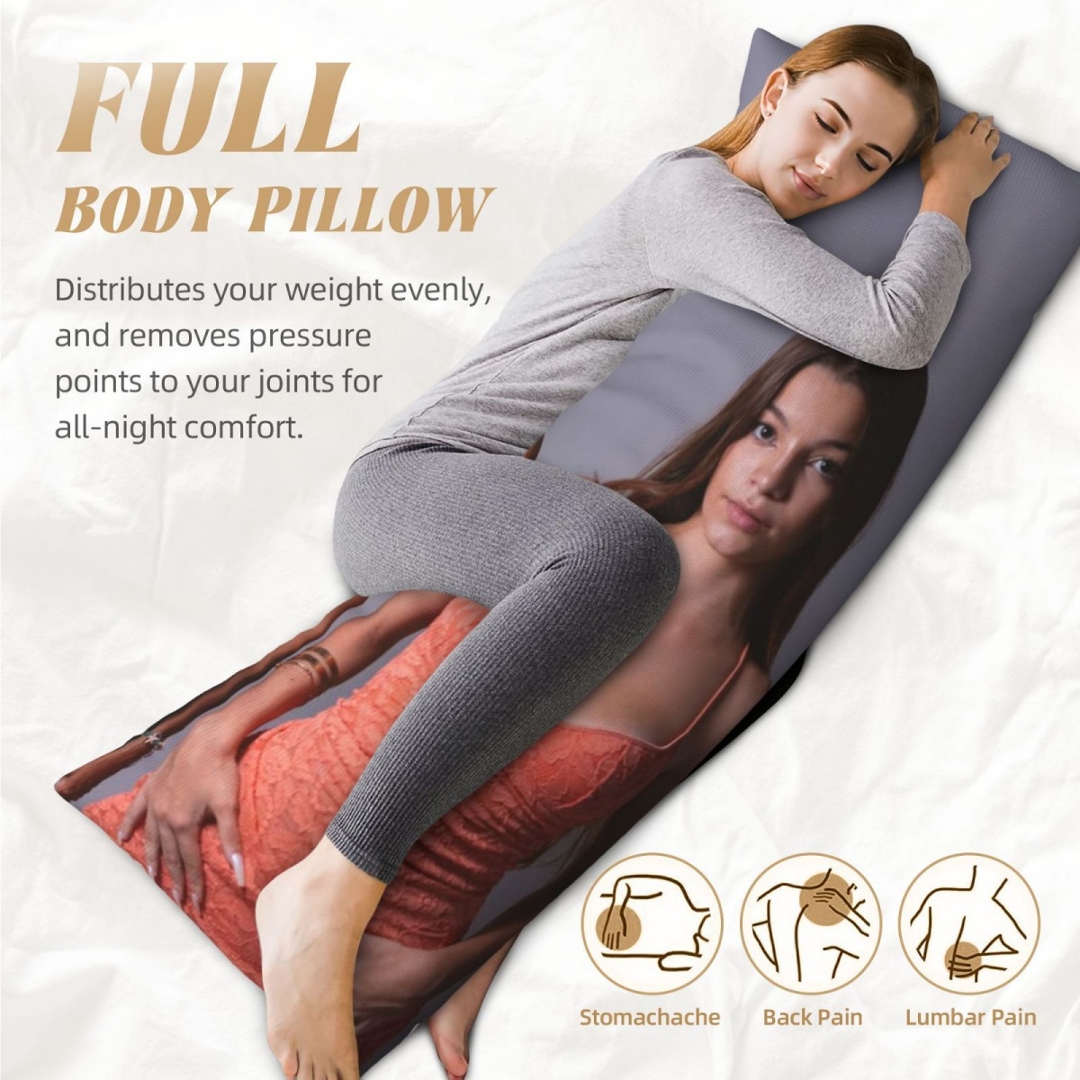 1 Custom Photo Body Pillowcase - Event Suppliers review and price