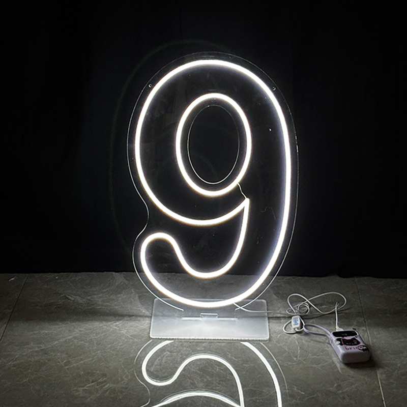60CM Large Number Neon Sign LE - Neon Sign Party review and price