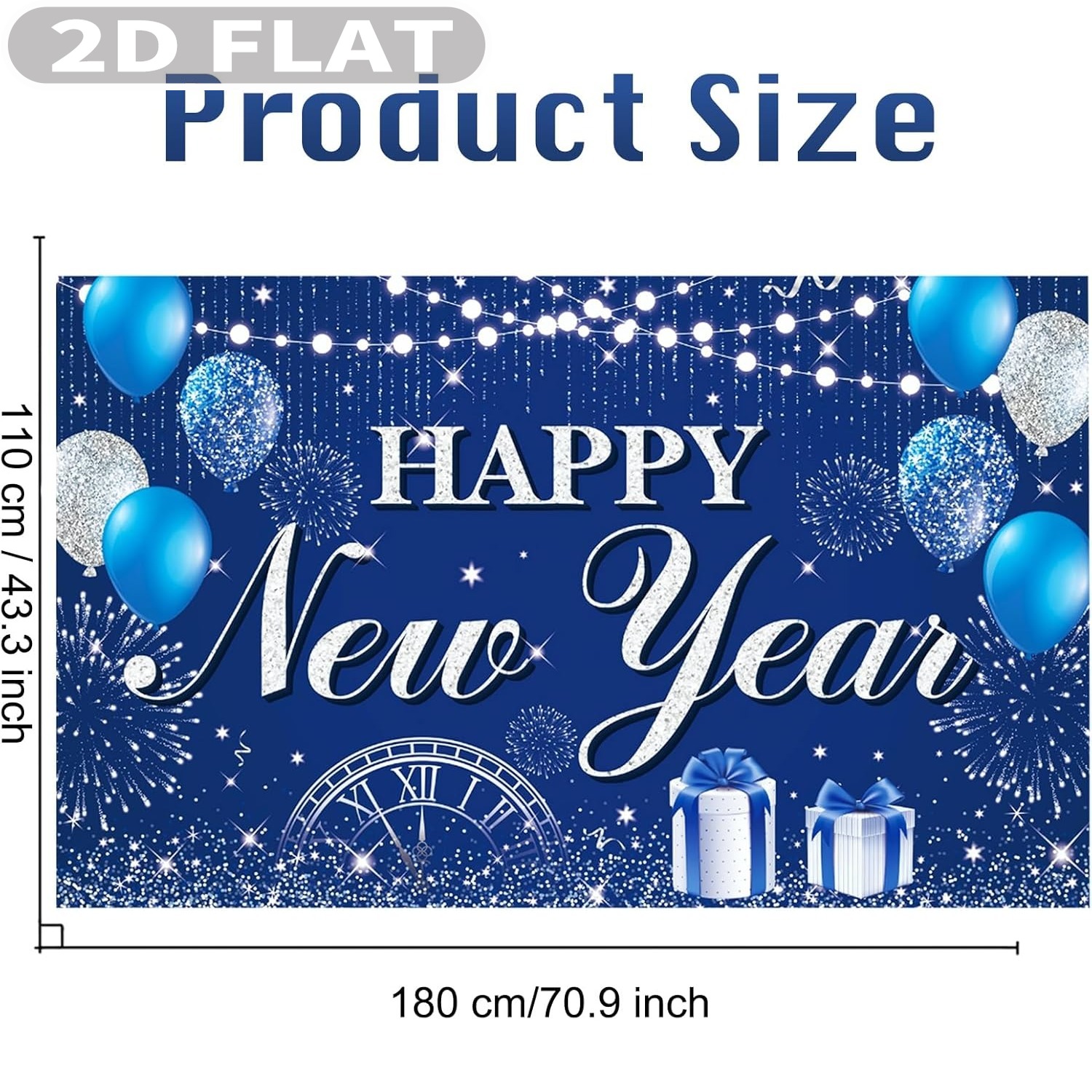 1pc Happy New Year Banner 2026 - Eve Party review and price